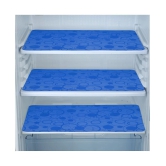 E-Retailer Set of 3 PVC Blue Fridge Mats - Blue