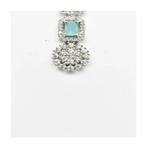 gilher Mint Green Huggies Earrings ( Pack of 1 ) - Mint Green