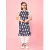 Aarika Navy Blue Cotton Girls Kurti ( Pack of 1 ) - None