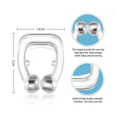 globle ex 1 Silicone Magnetic Anti Snore Nose Clip Snoring Stopper