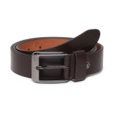 samtroh - Brown Leather Men's Formal Belt ( Pack of 1 ) - None