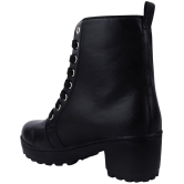 Shoetopia - Black Women''s Ankle Length Boots - None