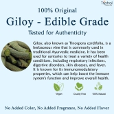 Giloy - Amrita - Guduchi - Gilo | Raw Dried Form | Edible Grade | Triphal