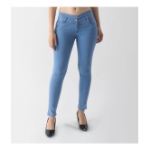 DKGF Fashion - Light Blue Denim Skinny Fit Women''s Jeans ( Pack of 1 ) - None