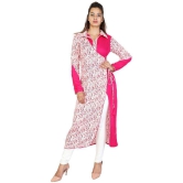 Rangun - Pink Rayon Women's Angrakha Kurti ( Pack of 1 ) - M