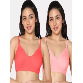 IN CARE LINGERIE - Multicolor Cotton Non Padded Women's Everyday Bra ( Pack of 2 ) - None