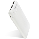 Portronics Power Pro 10K:10000mAh Power Bank with Dual Output ,White (POR 1209) - White