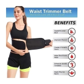 HORSE FIT Tummy Trimmer Single spring with Slim Belt Combo | Waist Trimmer | Body Shaper | Weight Loss Fitness Equipment | Body Toner | Single Spring Ab Tummy Trimmer - Assorted