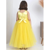 Toy Balloon Kids Yellow Net Girls Gown ( Pack of 1 ) - None