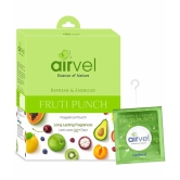 Airvel Fruti Punch Fragrance Air Freshener Pouch For Amazing Fragrance Pack of 1 (6 Pcs)