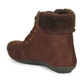 Ishransh - Brown Womens Ankle Length Boots - None