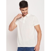 UBX Cotton Regular Fit Solid Half Sleeves Mens Polo T Shirt - Off-White ( Pack of 1 ) - None