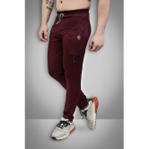 Forbro - Maroon Lycra Mens Sports Trackpants ( Pack of 1 ) - None