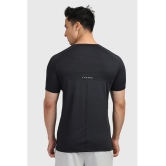 Fuaark Black Polyester Slim Fit Mens Sports T-Shirt ( Pack of 1 ) - None