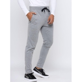 MADTEE - Grey Cotton Blend Men's Trackpants ( Pack of 1 ) - None