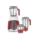 Prestige Stylo 750 V2 Juicer Mixer Grinder (3 Jars, Red)