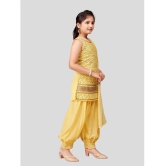 Aarika Yellow Georgette Girls Patiala Kurta Set ( Pack of 1 ) - None