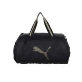 AT ESS barrel bag Puma Black-Bright Gold