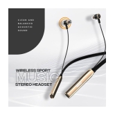 Bell  BLBH S055  Bluetooth Bluetooth Earphone In Ear Powerfull Bass Gold