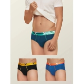 XYXX - Multicolor Modal Mens Briefs ( Pack of 3 ) - None