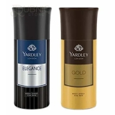 Yardley London Deodorant for Men Elegance and Gold Combo Pack of 2(150 ml)