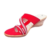 Dream Makers - Red Women''s Slip On Heels - None