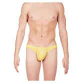 La Intimo Nylon Mens Trunks ( Yellow ) - M