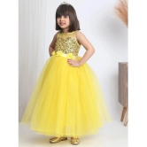 Toy Balloon Kids Yellow Net Girls Gown ( Pack of 1 ) - None