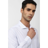 Men White Slim Fit Formal Full Sleeves Formal Shirt