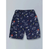 PLUM TREE - Light Blue Cotton Boys Shorts ( Pack of 2 ) - None