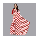 Anand Sarees - Red Georgette Saree With Blouse Piece ( Pack of 1 ) - Red