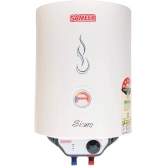 Sameer 25 L Storage Water Geyser (Sicuro Glassline, White)