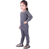 Panyan Cotton blend Full Sleeve Top and Bottom thermal Sets (pak of 3) - None