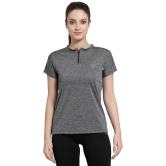 Uzarus Grey Polyester Tees - Single - None