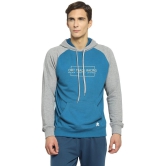 OFF LIMITS Blue Poly Cotton Sweatshirt - M