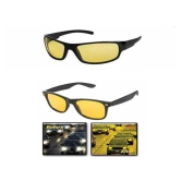 Style Smith - Night Vision Yellow Riding Goggles ( Pack of 2 )