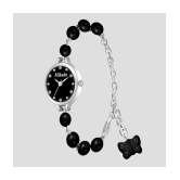 Mikado - Black Metal Analog Womens Watch