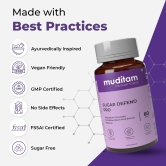 Muditam Sugar Defend Pro | Helps to manage | Weight Management | SUGAR FREE | Helps to regenerate B - cells | Sugar Care Vegan friendly | Pack of 1 Bottle | 60 tablets.