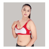 HAYA Red Cotton Non Padded Womens Everyday Bra ( Pack of 1 ) - None