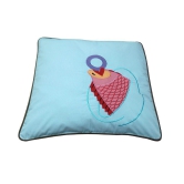 Hugs'n'Rugs Single Cotton Blue Cushion Covers 40 x 40 cm (16 x 16) - Multi