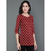 Antaran Maroon Viscose Womens Regular Top ( Pack of 1 ) - None