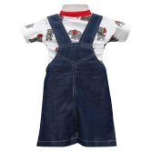 Balloons Multicolor Denim Rompers - 12-18 Months