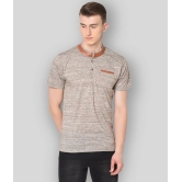 Glito - Brown Cotton Blend Regular Fit Mens T-Shirt ( Pack of 1 ) - None