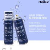 Maliao Hairspray Level 5+ – Super Sleek Extra Strong Hold with Powerful Shine and Control