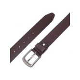 Loopa - Brown 100% Leather Mens Formal Belt ( Pack of 1 ) - None