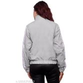 PPTHEFASHIONHUB - Polyester Grey Jackets - None