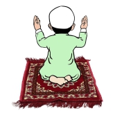 E-Retailer Red Single Prayer Mat