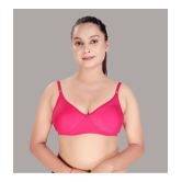 HAYA Pink Cotton Non Padded Womens Push Up Bra ( Pack of 1 ) - None