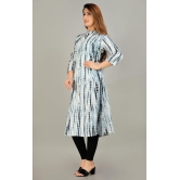 Glorious - Grey Cotton Women's Flared Kurti ( Pack of 1 ) - None