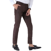 SREY Coffee Slim -Fit Flat Trousers Pack of 2 - None